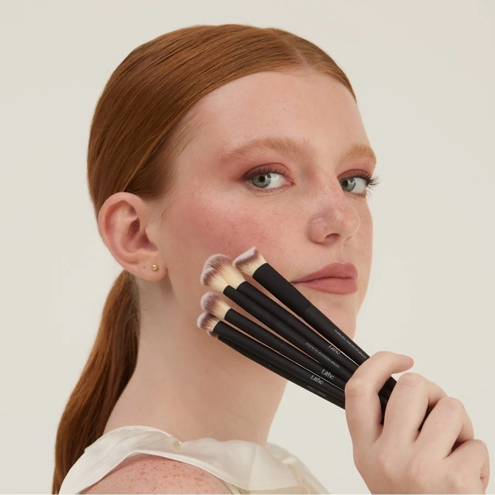 LITHE Everyday Brush Set 6 Makeup Brushes NWT - Picture 6 of 6
